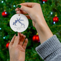 Dale Hollow Lake Life Ceramic Ornament - Classic Christmas Ornaments - Tennessee Lake