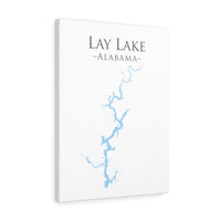 Lay Lake Alabama - Canvas Gallery Wrap - Canvas Print - Alabama Lake