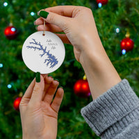 Lake Anna Life Ceramic Ornament - Classic Christmas Ornaments -  Virginia Lake