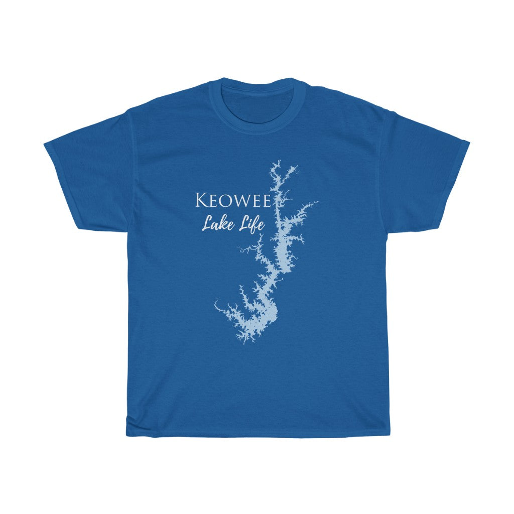 Keowee Lake Life Heavy Cotton Tee - South Carolina Lake