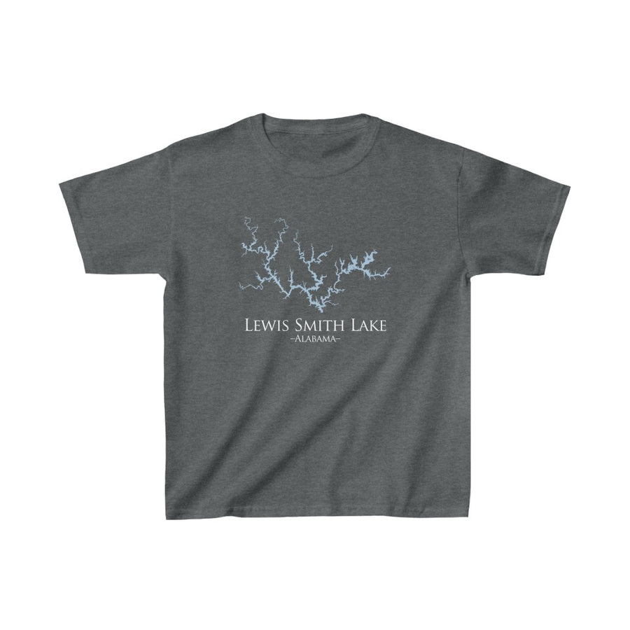 Lewis Smith Lake Alabama - Front Printed - Kids Heavy Cotton Tee - Alabama Lake