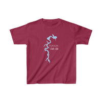 Yough Lake Life - Kids Heavy Cotton Youth Tee - Youghiogheny Lake - Maryland Lake