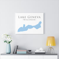 Lake Geneva - Canvas Gallery Wrap - Canvas Print - Wisconsin Lake