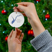 Great Sacandaga Lake Life Ceramic Ornament - Classic Christmas Ornaments - New York Lake