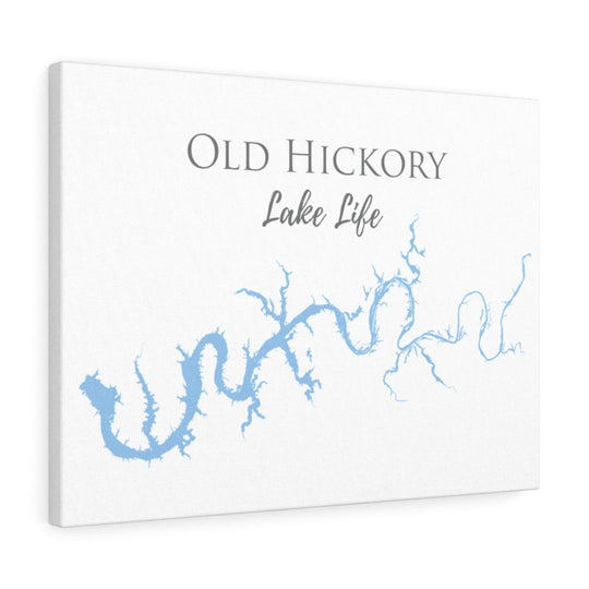 Old Hickory Lake Life  - Canvas Gallery Wrap - Canvas Print - Tennessee Lake