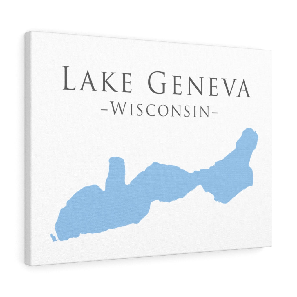 Lake Geneva - Canvas Gallery Wrap - Canvas Print - Wisconsin Lake