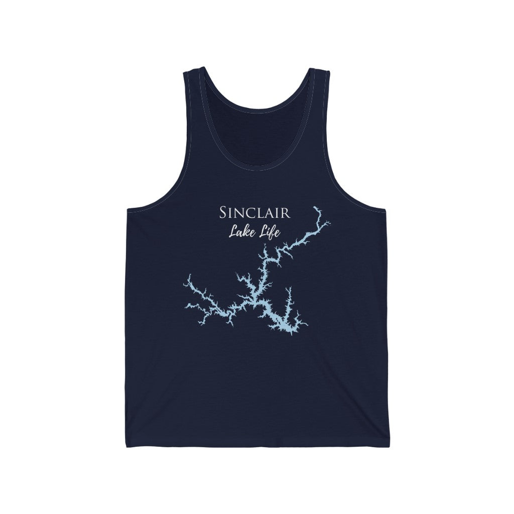 Sinclair Lake Life - Unisex Jersey Tank - Georgia Lake