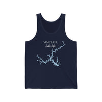 Sinclair Lake Life - Unisex Jersey Tank - Georgia Lake