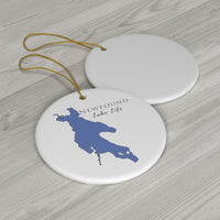 Newfound Lake Life Ceramic Ornament - Classic Christmas Ornaments - New Hampshire Lake
