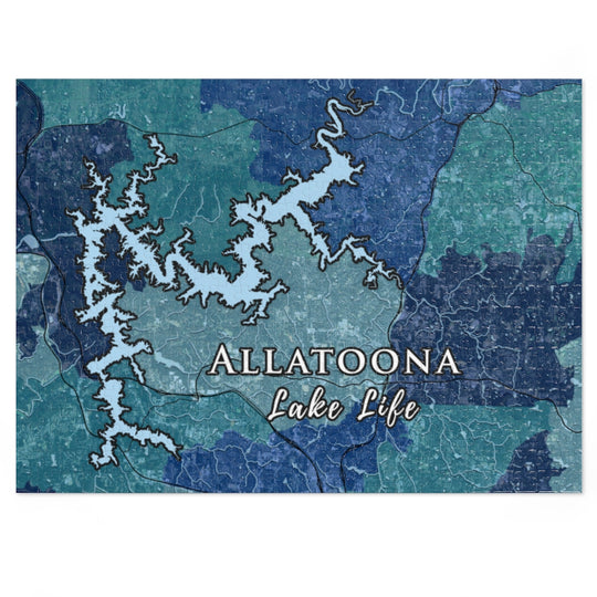 Allatoona Lake Life Jigsaw Puzzle (252, 500, 1000-Piece) - Georgia Lake