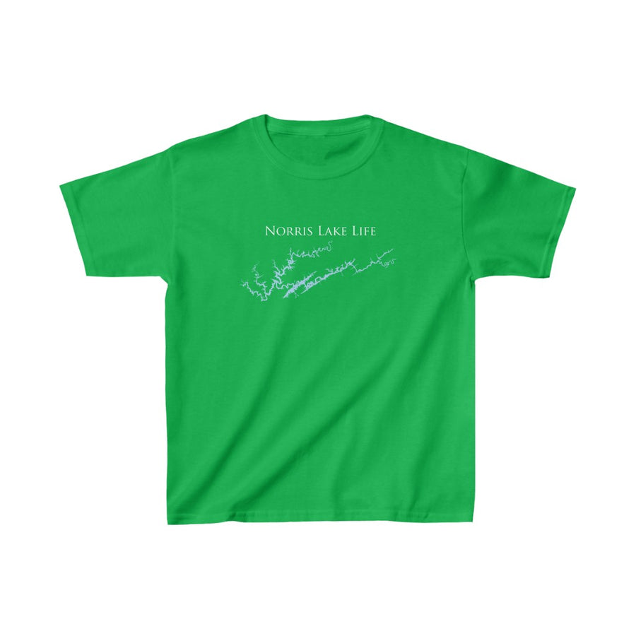 Norris Lake - Kids Heavy Cotton Youth Tee - Tennessee Lake