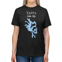 Lake Tapps Lake Life - Soft Polyester/Cotton Tee Blend - Washington Lake