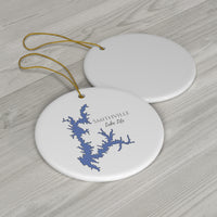 Smithville Lake Life Ceramic Ornament - Classic Christmas Ornaments - Missouri Lake