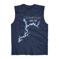 Shelbyville Lake Life - Men's Ultra Cotton Sleeveless Tank - Illinois Lake