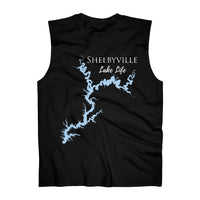 Shelbyville Lake Life - Men's Ultra Cotton Sleeveless Tank - Illinois Lake