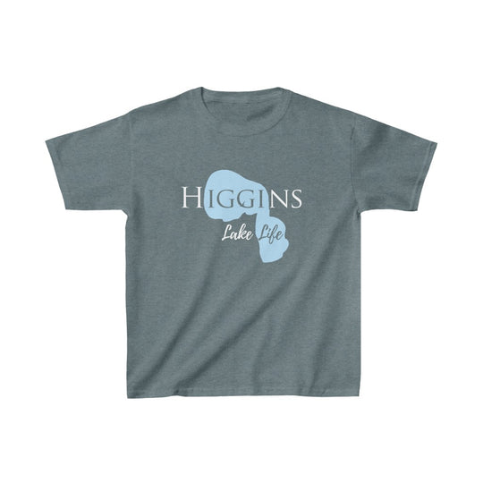Higgins Lake Life - Kids Heavy Cotton Youth Tee - Michigan Lake