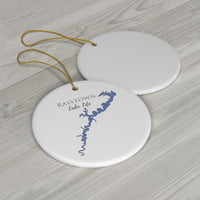 Raystown Lake Life Ceramic Ornament - Classic Christmas Ornaments - Pennsylvania Lake
