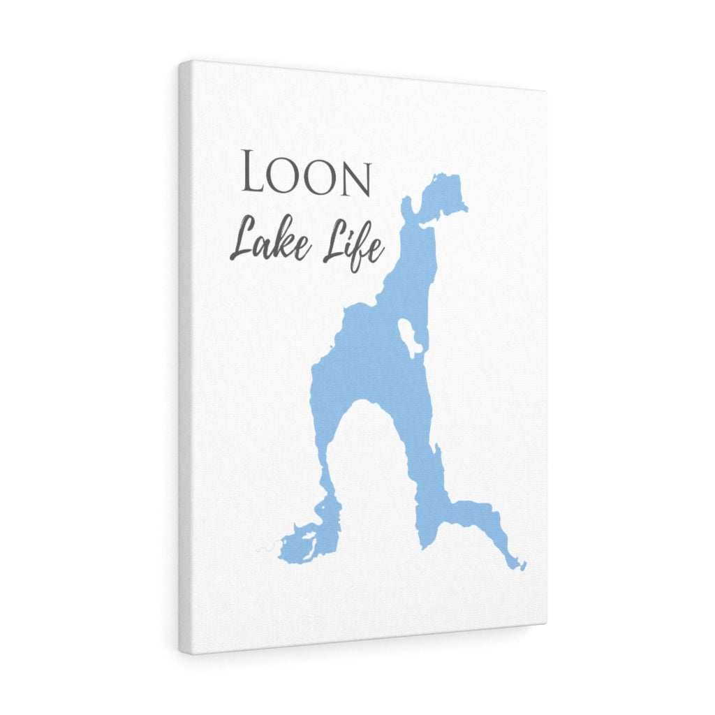 Loon Lake Life  - Canvas Gallery Wrap - Canvas Print - New York Lake
