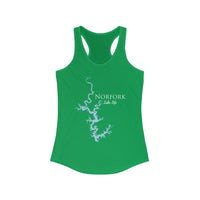 Norfork Lake Life - Women's Ideal Racerback Tank - Arkansas & Missouri Lake