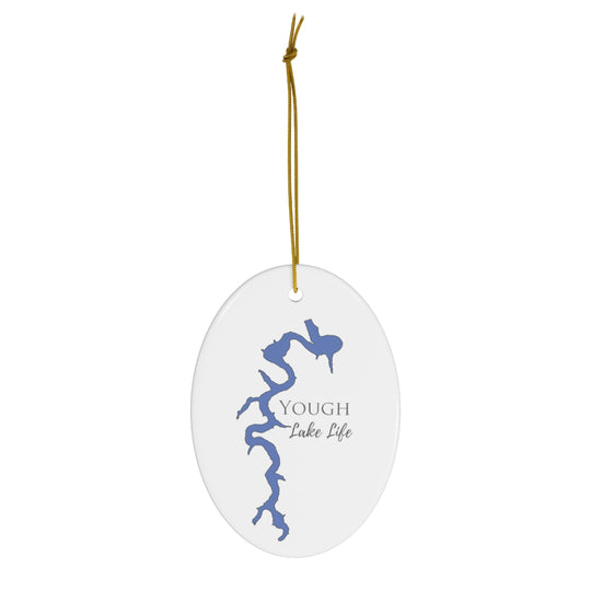 Yough Lake Life Ceramic Ornament - Youghiogheny Lake - Classic Christmas Ornaments -  Maryland Lake