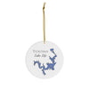 Load image into Gallery viewer, Texoma Lake Life Ceramic Ornament - Classic Christmas Ornaments - Texas &amp; Oklahoma Lake
