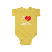 Adorable I Love Lake Lanier Baby Onsie | Cute Lake Lanier Infant Bodysuit Shirt