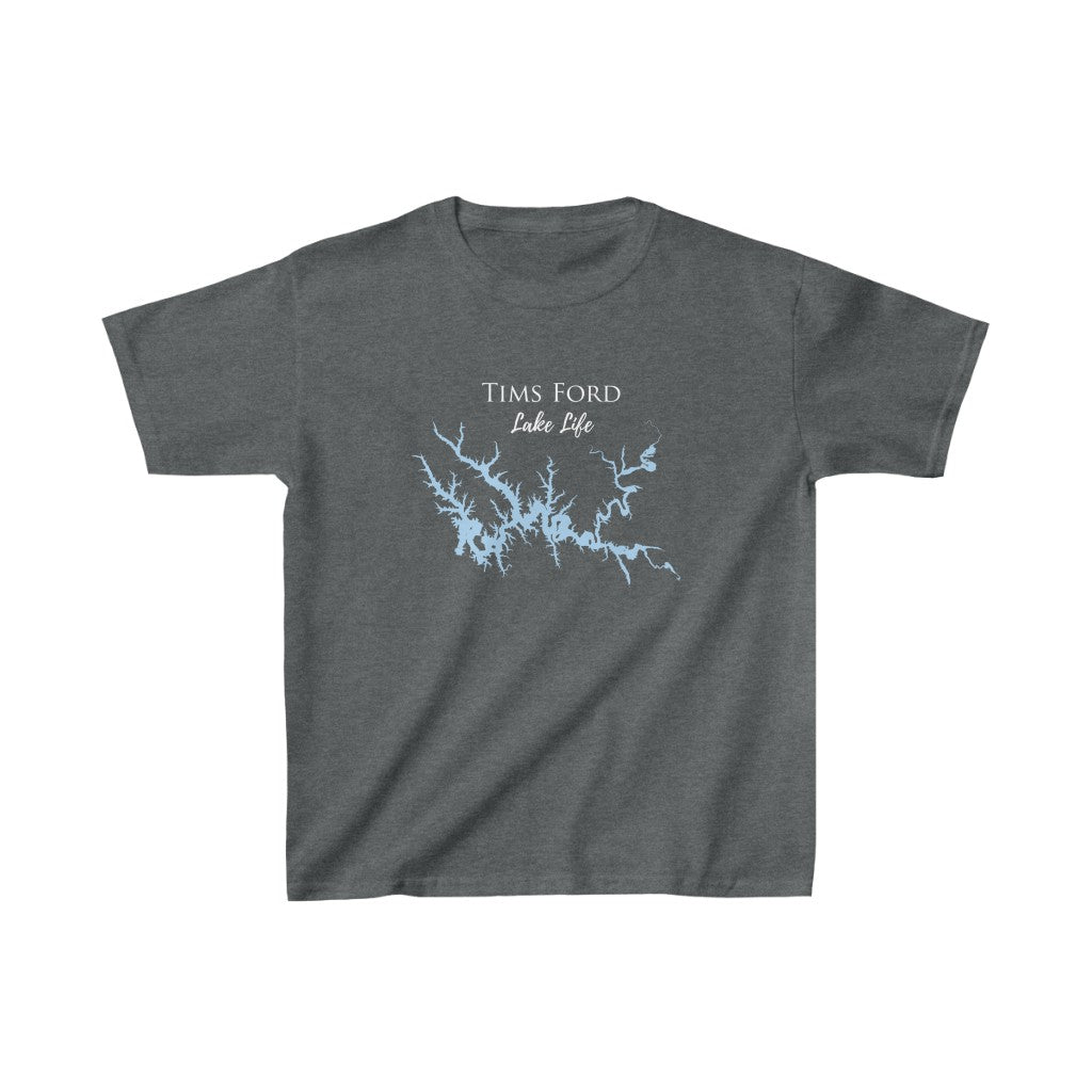 Tims Ford Lake Life - Kids Heavy Cotton Tee - Tennessee Lake