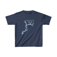 Shelbyville Lake Life - Kids Heavy Cotton Regular Fit Tee - Illinois Lake