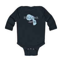 Higgins Lake Life Onsie - Durable Lake Onsie - Infant Long Sleeve Bodysuit - Michigan Lake