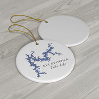 Allatoona Lake Life Ceramic Ornament - Classic Christmas Ornaments - Georgia Lake