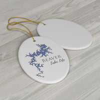 Beaver Lake Life Ceramic Ornament - Classic Christmas Ornaments - Arkansas Lake