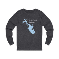 Livingston Lake Life Unisex Cotton Jersey Long Sleeve Tee - Texas Lake