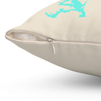 Burton Lake Life Spun Polyester Square Pillow