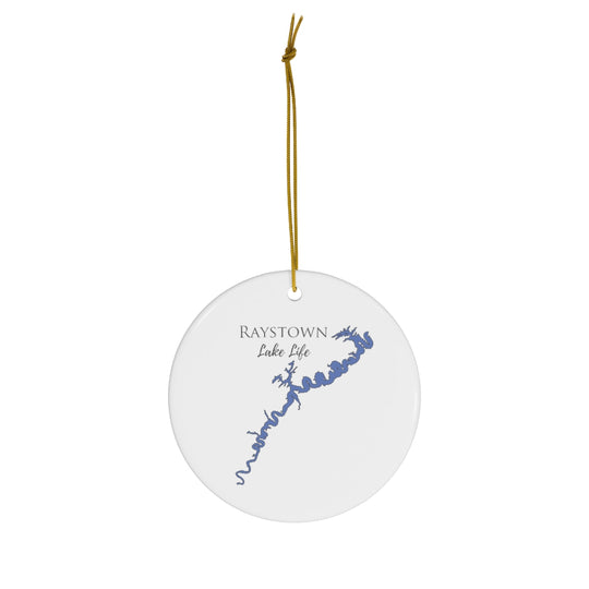 Raystown Lake Life Ceramic Ornament - Classic Christmas Ornaments - Pennsylvania Lake
