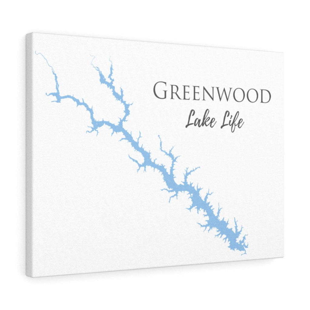 Greenwood Lake Life  - Canvas Gallery Wrap - Canvas Print - South Carolina Lake