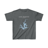 Lake Martin Alabama - Kids Heavy Cotton Youth Tee - Alabama Lake