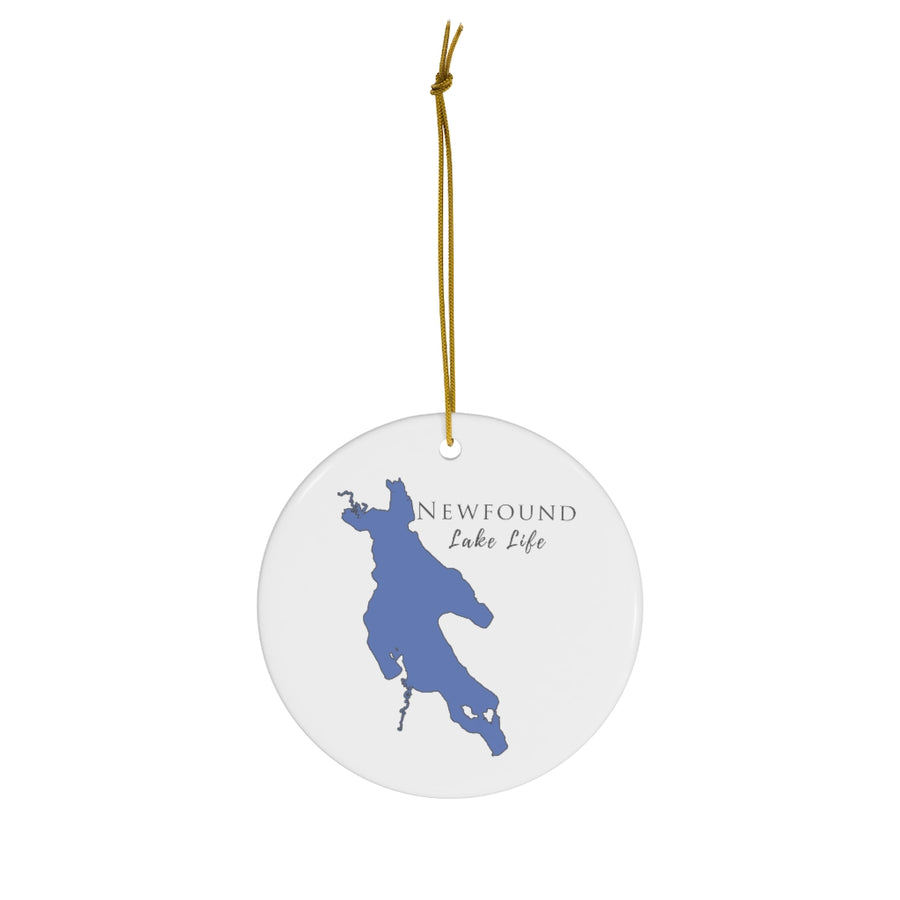 Newfound Lake Life Ceramic Ornament - Classic Christmas Ornaments - New Hampshire Lake