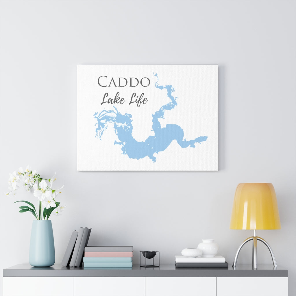 Caddo Lake Life  - Canvas Gallery Wrap - Canvas Print - Texas Lake