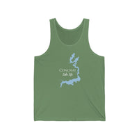 Conchas Lake Life - Unisex Jersey Tank - New Mexico Lake