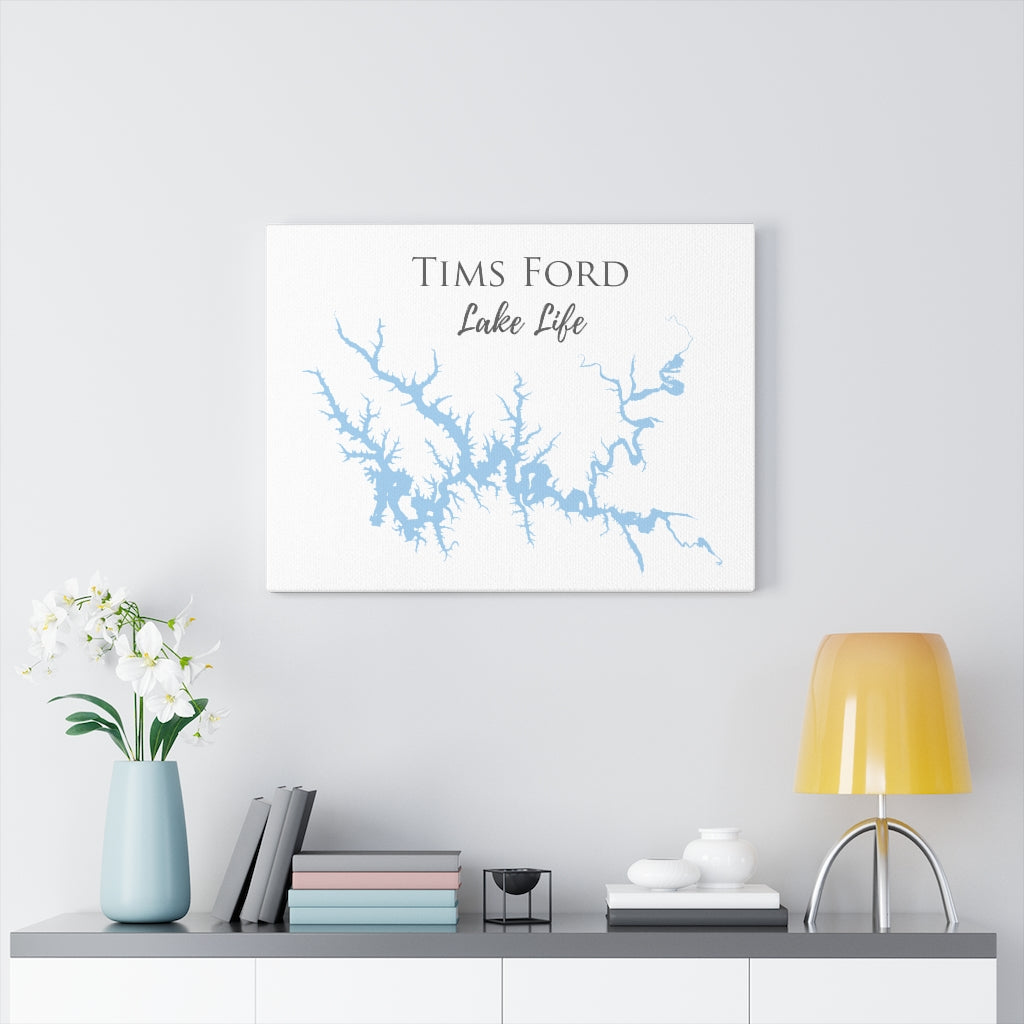 Tims Ford Lake Life  - Canvas Gallery Wrap - Canvas Print - Tennessee Lake