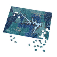Kerr Lake Life Jigsaw Puzzle (252, 500, 1000-Piece) - South Carolina Lake