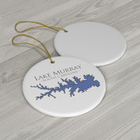 Lake Murray Life  Ceramic Ornament - Classic Christmas Ornaments - South Carolina Lake