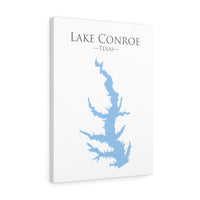 Lake Conroe Texas - Canvas Gallery Wrap - Canvas Print - Texas Lake