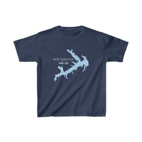 Bob Sandlin Lake Life - Youth - Kids Heavy Cotton Tee - Texas Lake