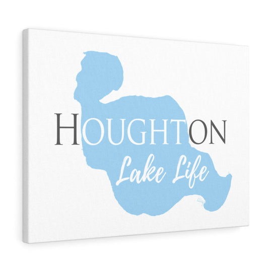 Houghton Lake Life  - Canvas Gallery Wrap - Canvas Print - Michigan Lake