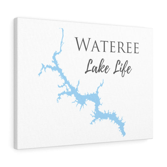 Wateree Lake Life  - Canvas Gallery Wrap - Canvas Print - South Carolina Lake