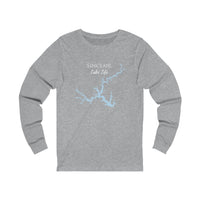Sinclair - Lake Life Unisex Cotton Jersey Long Sleeve Tee - Georgia Lake