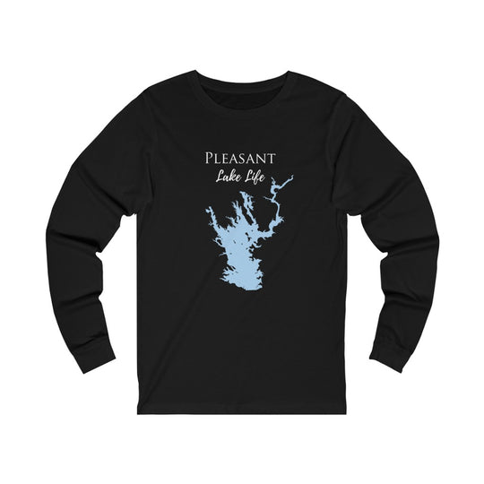 Pleasant Lake Life Unisex Cotton Jersey Long Sleeve Tee - Arizona Lake