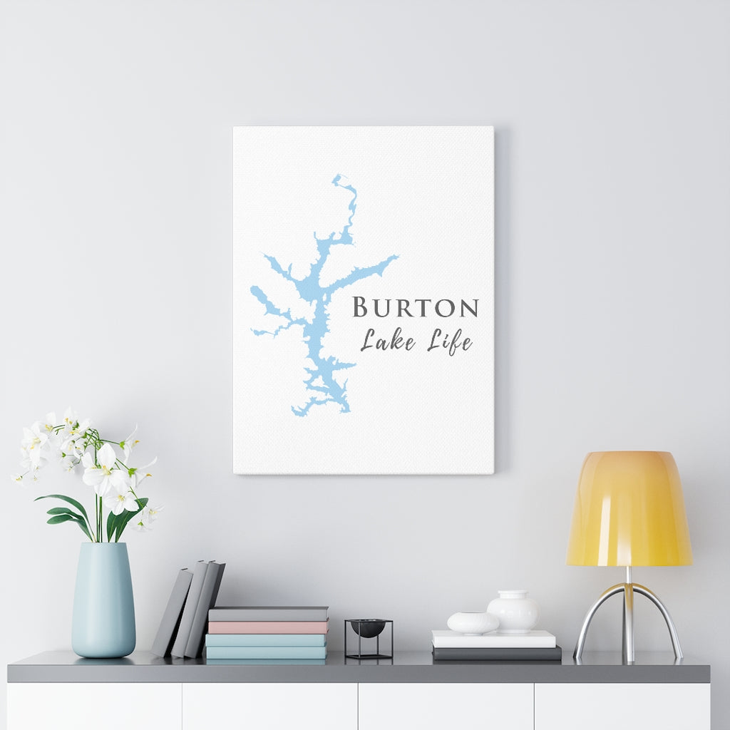 Burton Lake Life  - Canvas Gallery Wrap - Canvas Print - Georgia Lake