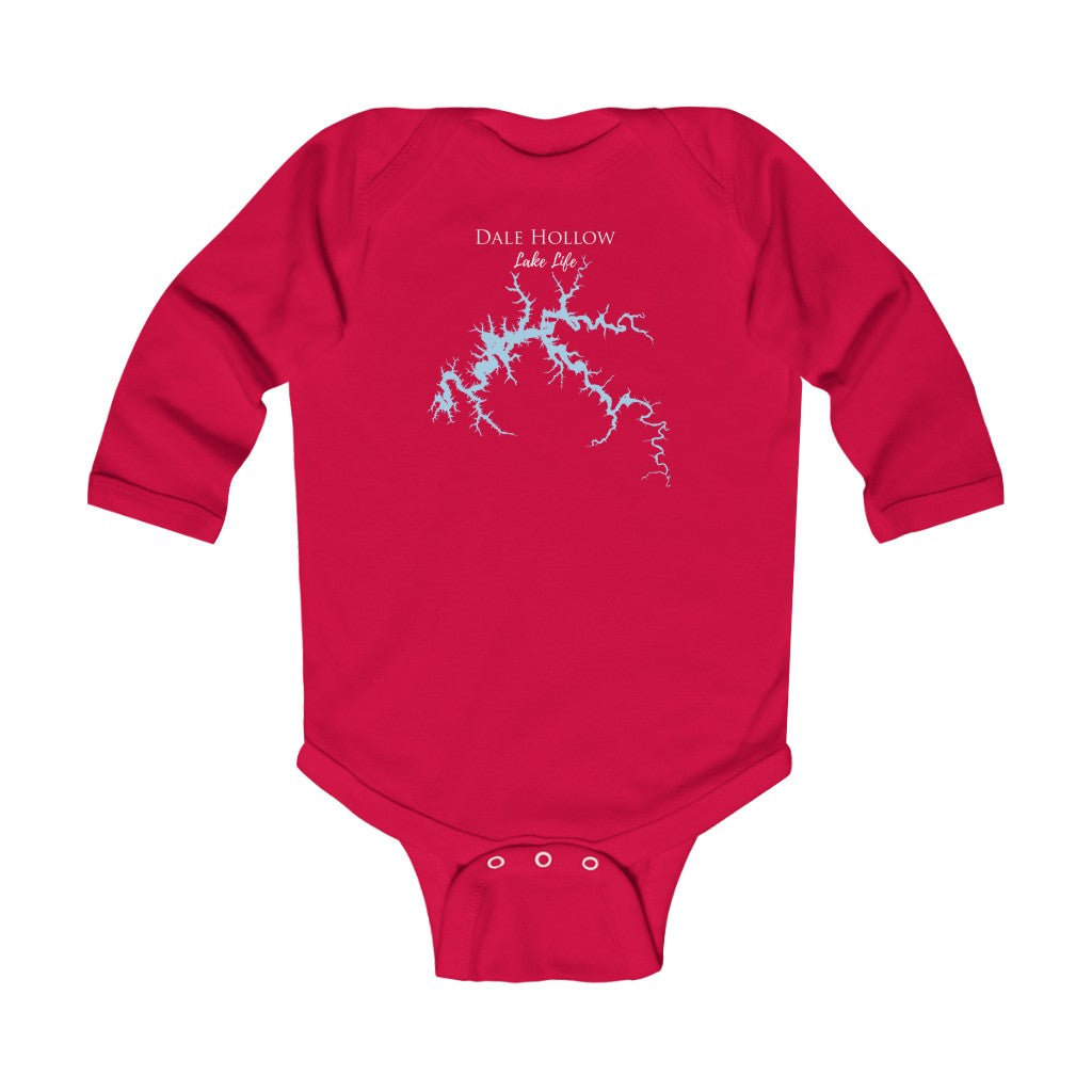 Dale Hollow Lake Life - Infant Long Sleeve Onsie - Tennessee and Kentucky Lake